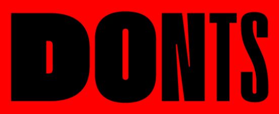 DONTS